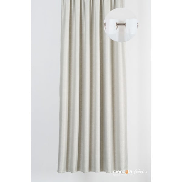 Beež kardin 140x260 cm Teorema - Mendola Fabrics