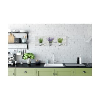 Lõuendmaal ravimtaimed, 27 x 75 cm Shabby - Styler