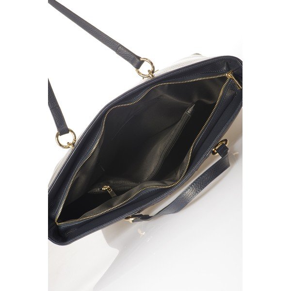 Sinine nahast käekott Elisa - Federica Bassi-image-3