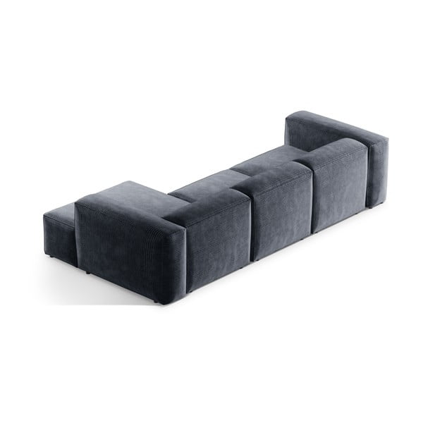  Hallikas-sinine manšettriidest nurgadiivan (parem nurk/lamamisosaga) Bergamo – Cosmopolitan Design-image-4