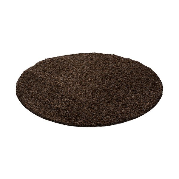 Tumepruun ümmargune vaip ø 80 cm Life - Ayyildiz Carpets