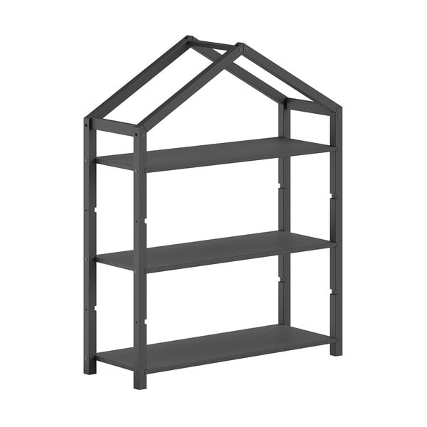 Antratsiitne männipuidust laste raamaturiiul 111x141x40 cm Dallas - Vipack