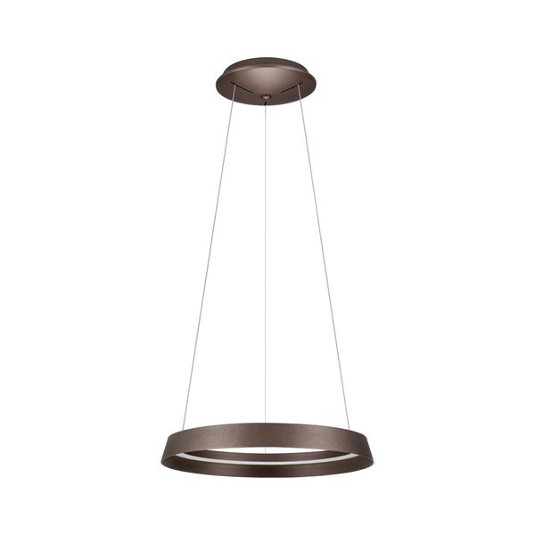 Pruun alumiiniumist hämardatav LED-rippvalgusti akrüülklaasist varjuga, ø 45 cm Ormi - Nova Luce