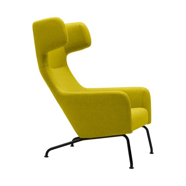 Kollane tugitool mustade jalgadega Havana - Softline-image-2