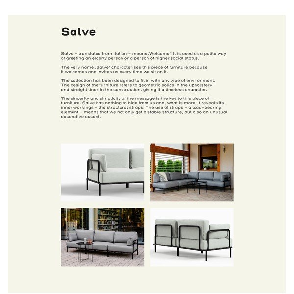 Helehall polsterdatud aiatool Salve - Sit Sit-image-1