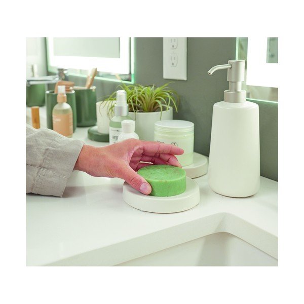 Valge keraamiline seebitaldrik Eco Vanity - iDesign-image-4