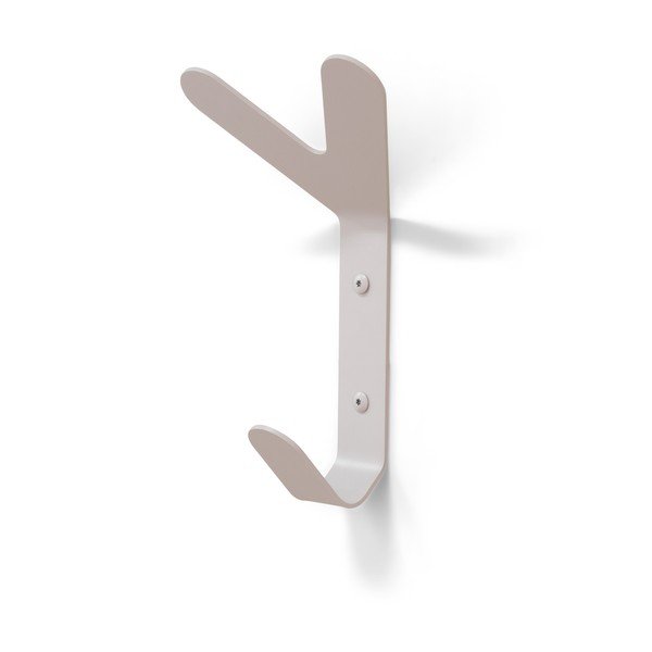 Hallikaspruun seinale kinnitatav terasest konks Frondo - Spinder Design