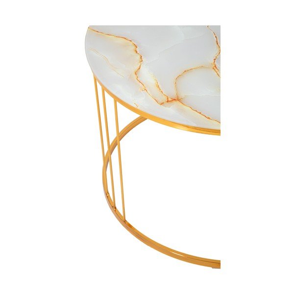 Kuldne kohvilaud , ⌀ 70 cm Simple Paris - Mauro Ferretti-image-4