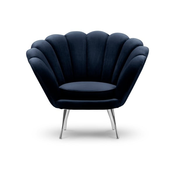 Tumesinine sametne tugitool Varenne - Interieurs 86-image-3