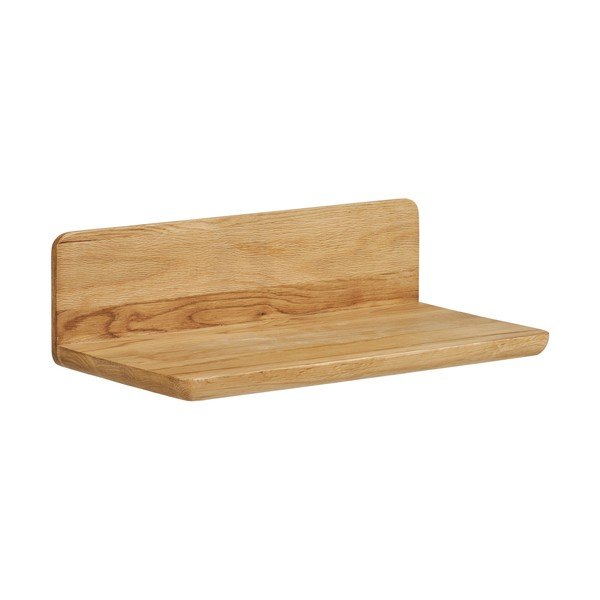 Tammepuidust riiul heledas naturaalses värvitoonis 40 cm Salina - House Nordic