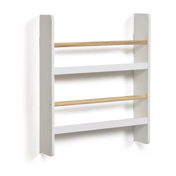 Valge astmeline laste riiul 50 cm Gopi - Kave Home