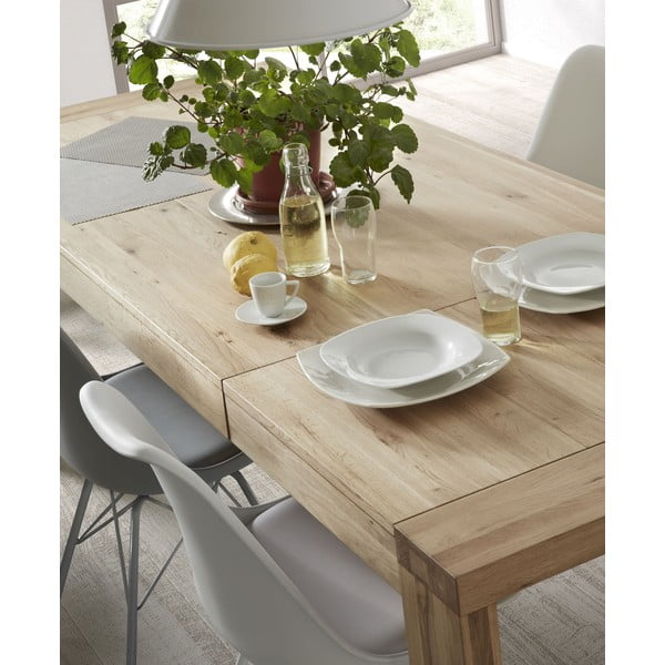 Tammepuust kokkupandav söögilaud , 180 x 90 cm Vivy - Kave Home-image-2