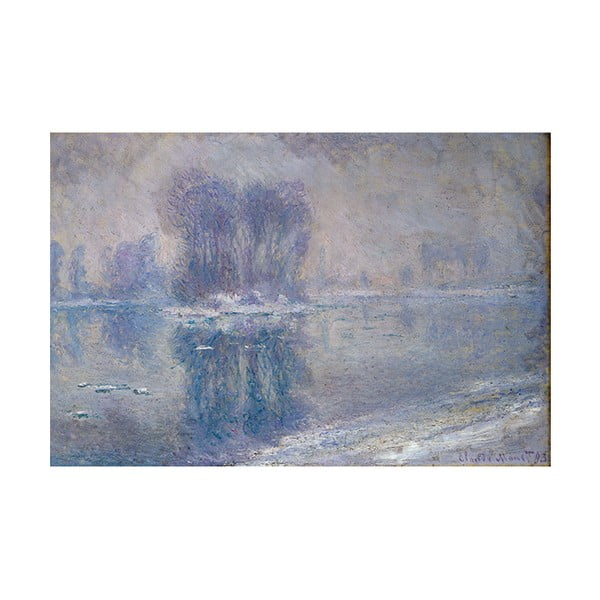 Obraz Claude Monet - Ice Floes, 70x45 cm