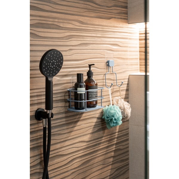 Helesinine isekandev metallist vannitoa riiul Grena - Compactor-image-4