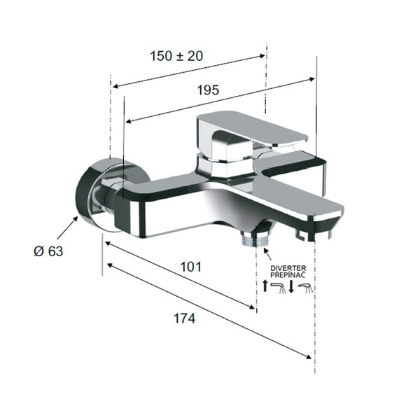 Pronks seinasegisti (2 väljundit) Spy - Sapho-image-4