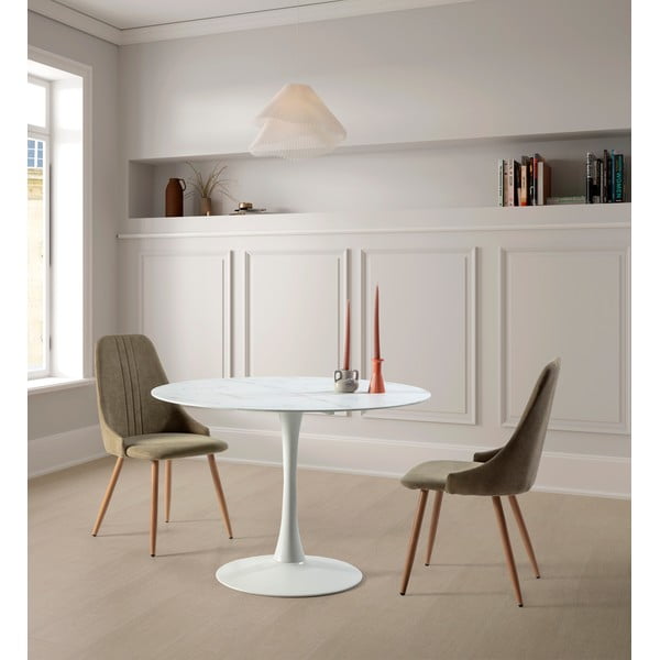 Ümmargune söögilaud ø 110 cm Ada - Marckeric-image-1