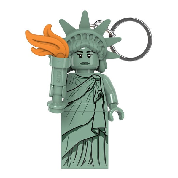 Roheline taskulambiga võtmehoidja Statue of Liberty - LEGO®