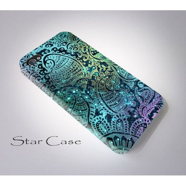 Obal na iPhone 5/5S Glitter Blue-image-1