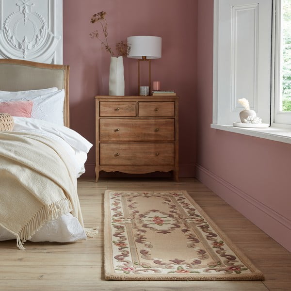 Pruun villane vaibajooksja 67x210 cm Aubusson - Flair Rugs-image-1