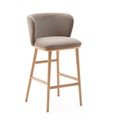 Helepruun baaritool (istme kõrgus 65 cm) Ciselia - Kave Home
