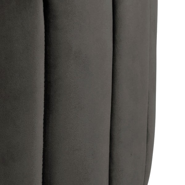 Pruun-hall sametist pouf , ⌀ 60 cm Doria - Actona-image-3