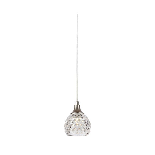 Matt hõbedase klaasist ripplamp ø11,5x14,5 cm Clear - Markslöjd