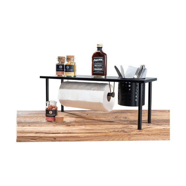 Must köögiriiul köögirulli hoidjaga Blanco Black Outdoor Kitchen Blanco - Wenko-image-1