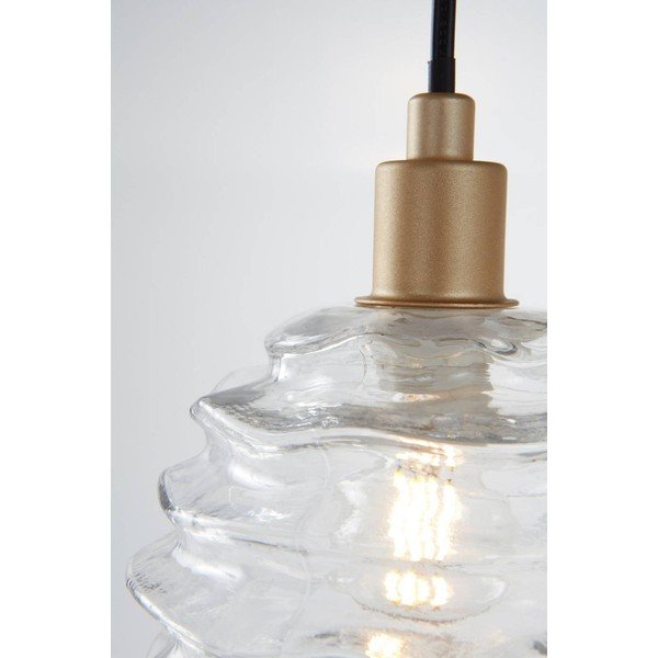 Kuldse värvi klaasist ripplamp, läbimõõduga 15 cm Fall - Jotex-image-2