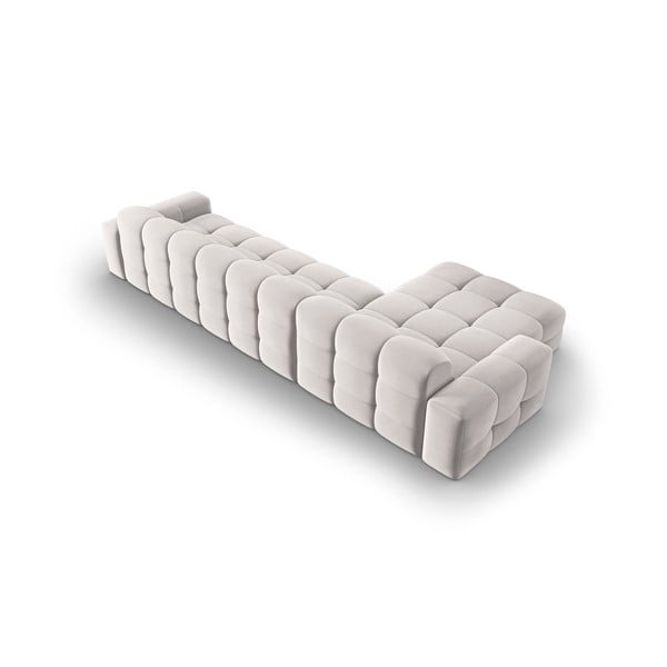 Helehall sametne nurgadiivan (vasakpoolne nurk) Kendal - Micadoni Home-image-4