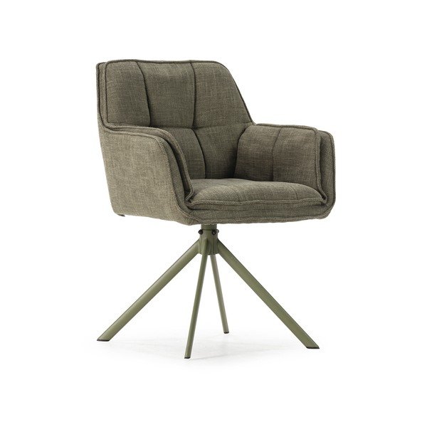 Rohelised polsterdatud söögitoolid 2 tk komplektis Keiko - Marckeric