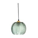 Roheline rippvalgusti klaasist varjuga ø 22 cm Adar - Bloomingville