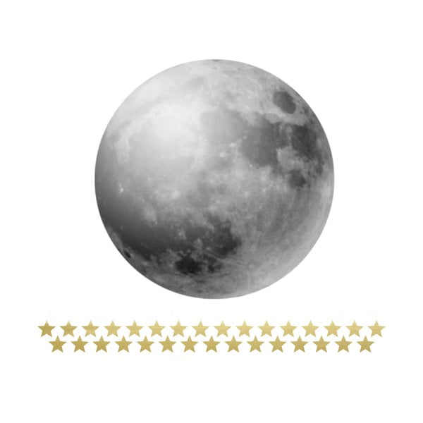 Seinakleebiste komplekt Full Moon - Dekornik