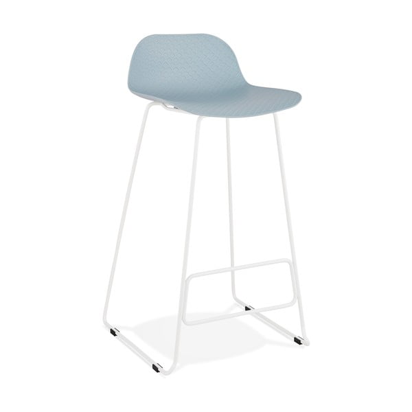 Světle modrá barová židle Kokoon Slade, výška sedu 76 cm