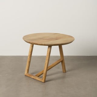 Ümmargune mangopuidust diivanilaud ø 60 cm Mao - Ixia