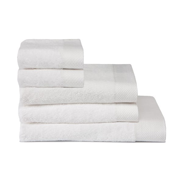 Set 5 ručníků Pure White