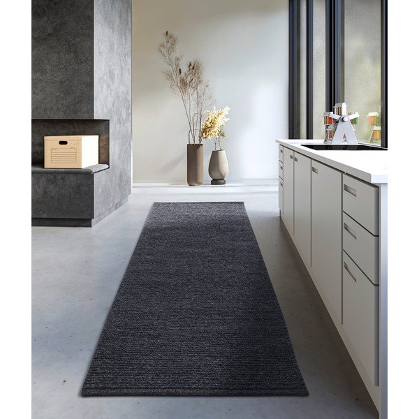 Tumehall käsitsi kootud villane koridorivaip 80x200 cm Francois - Villeroy&Boch-image-1