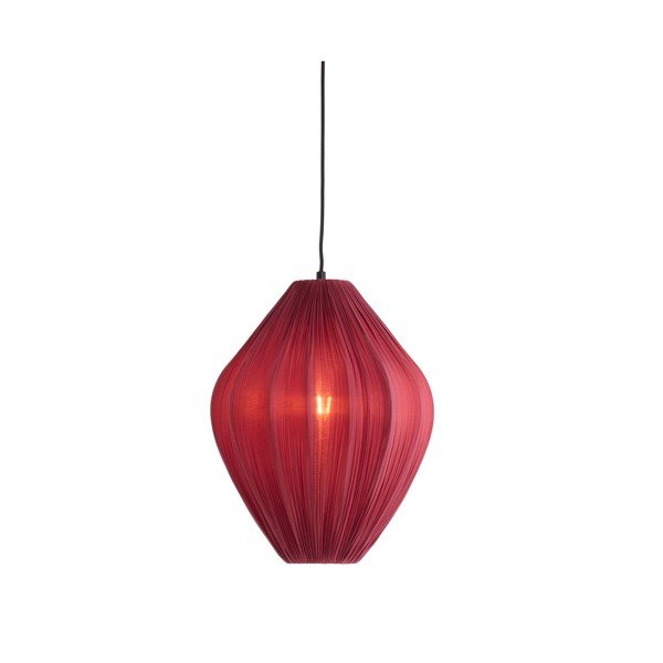 Burgundia värvi ripplamp tekstiilvarjuga, ø 12 cm Verita - Light & Living-image-2