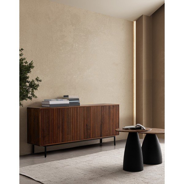 Naturaalne mangopuu komood, 170x75x40 cm Tadita – Bizzotto-image-1