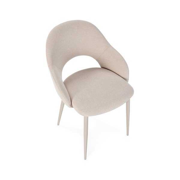 Beežid polsterdatud söögitoolid 2 tk komplektis Lia - Marckeric-image-3