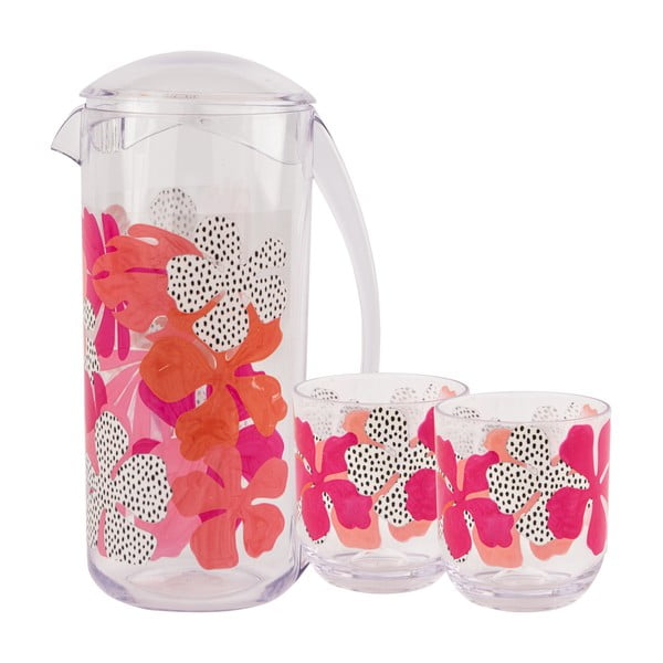 Roosa ja oranž piknikukann , 2 l - Navigate-image-2