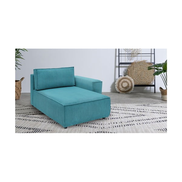 Sinine velvetist diivanimoodul, parem nurk  Nihad modular - Bobochic Paris-image-1