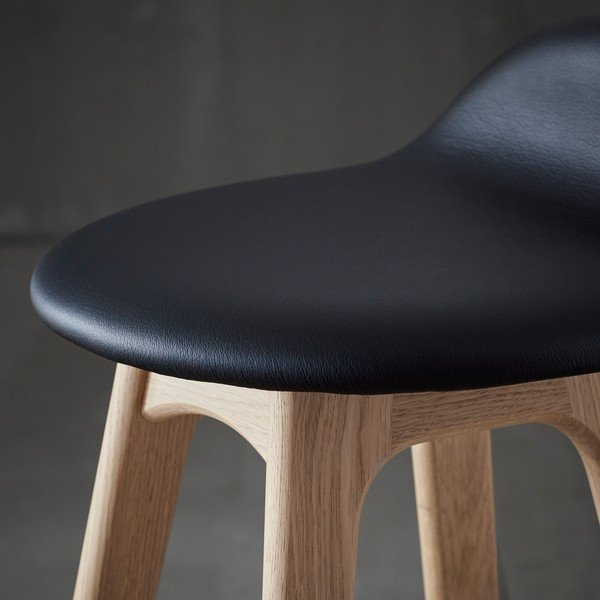 nahast pöörlev baaritooli 79 cm Buck - Hammel Furniture-image-1