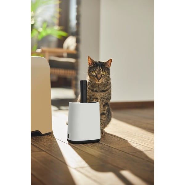 Valge liivakasti kühvel koos hoidikuga 9x16 cm Biala – Rotho-image-1