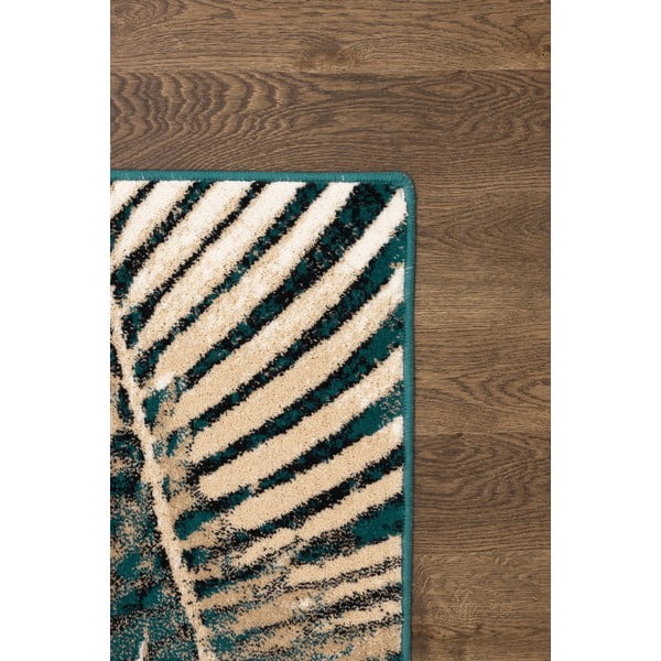 Petrooleumi värvi villane vaip 133x180 cm Areca - Agnella-image-3