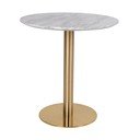 Ümmargune marmorist söögilaud ø 70 cm Bolzano - House Nordic