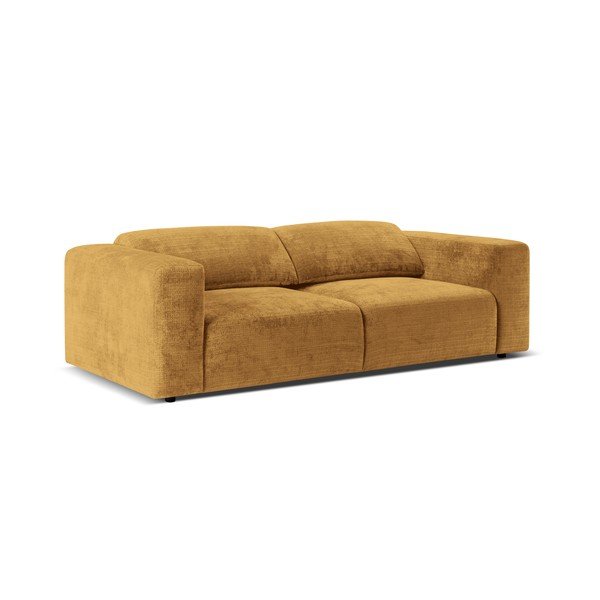 Kollane diivan 234 cm Cruz - Micadoni Home-image-2