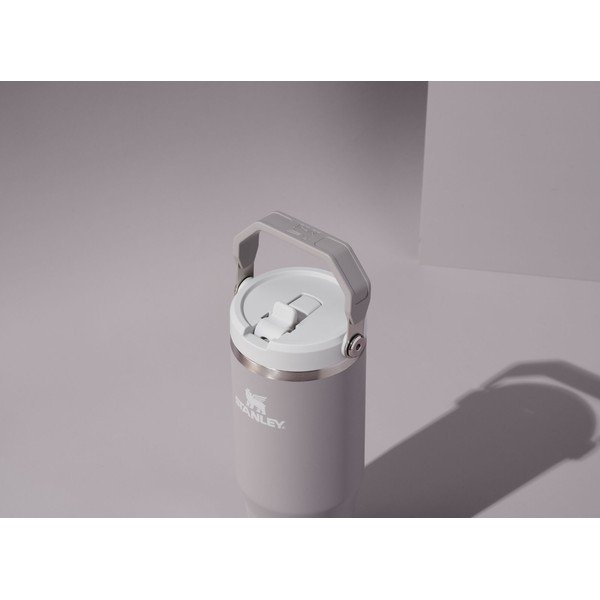 Helehall roostevabast terasest termospudel 410 ml IceFlow™ Flip Straw 2.0 Tumbler Ash - Stanley-image-1