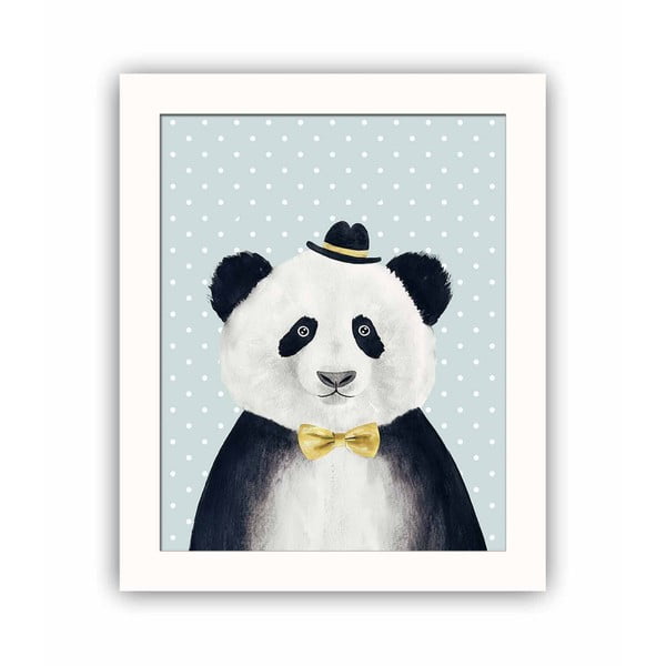 Dekoratiivne maal Panda, 28,5 x 23,5 cm - Wallity