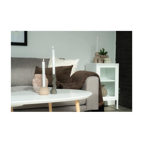 Valge metallist vitriinkapp 38x70 cm Dalby - House Nordic-image-4