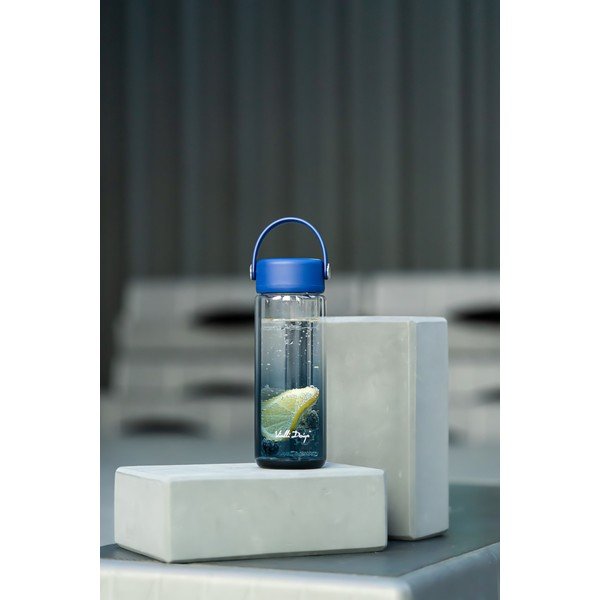 Sinine klaaspudel 350 ml Fuori - Vialli Design-image-4